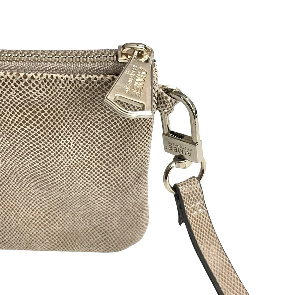 Aimee Kestenberg Snake skin pattern leather  Clutch